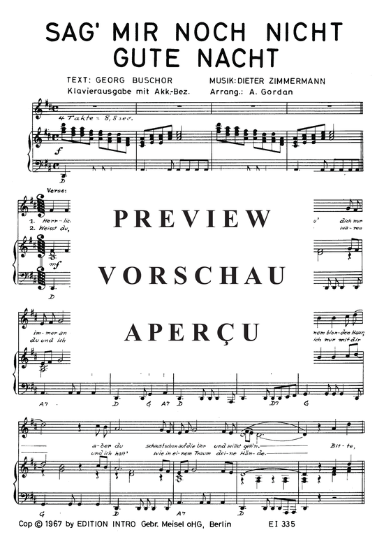 Produktgalerie: Seite 4 von 4 Sag mir noch nicht Gute Nacht, Böttcher, 	Gerd, Klavier und Gesang