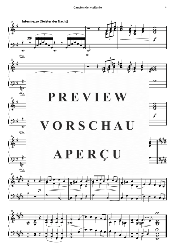 Product gallery: Page 6 of 6 Canción del vigilante - No. 3 de Piezas líricas, Libro 1, op. 12, , Piano Solo