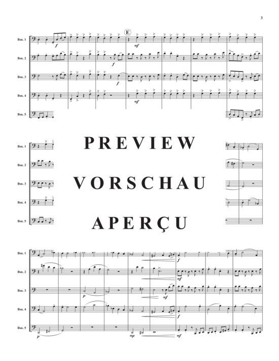 Product gallery: Page 5 of 16 Reunion! , , (Bassoon Quintet 1-5 bassoons)