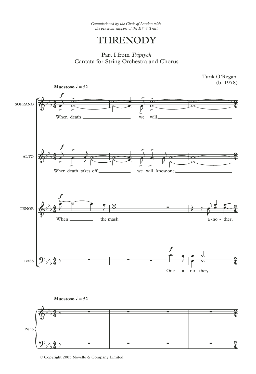 Produktbild zu: Threnody