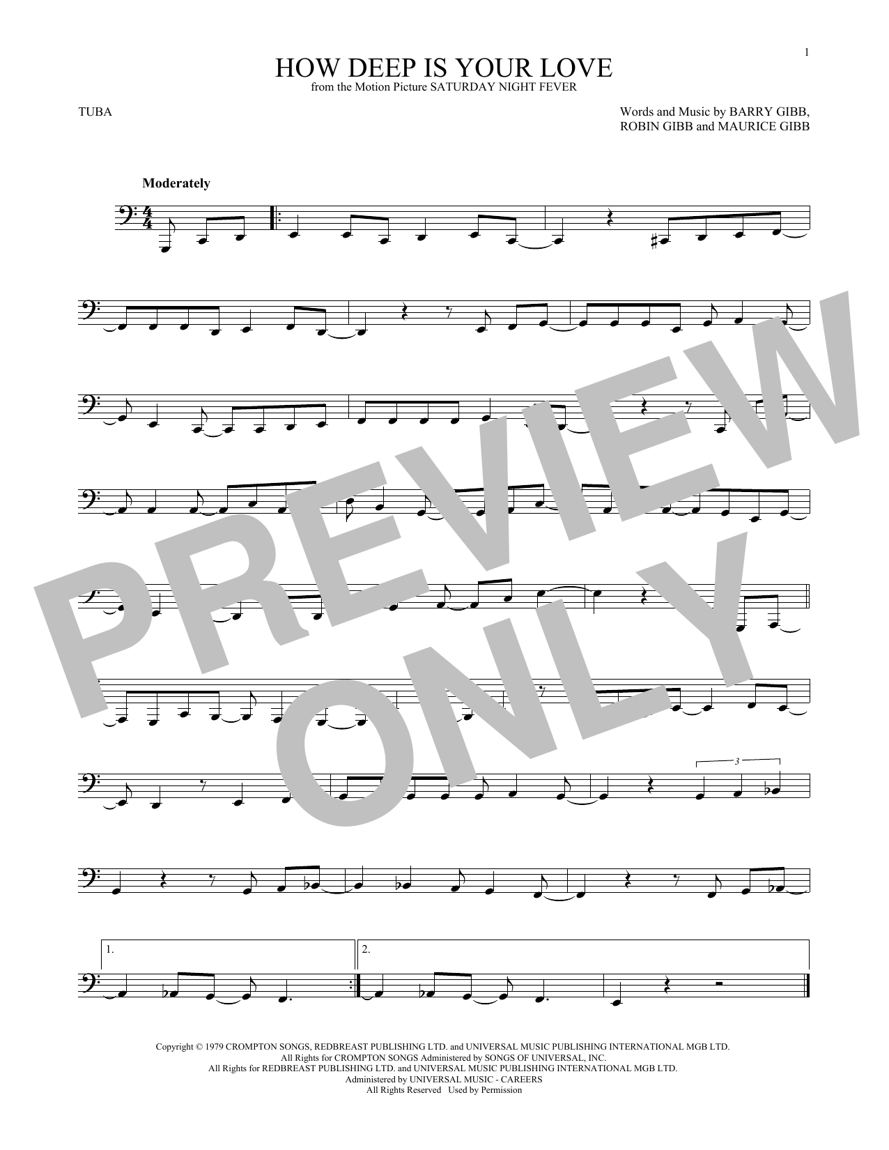 Product gallery: Page 1 of 1 How Deep Is Your Love, Bee Gees