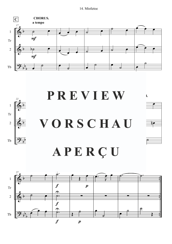 Produktgalerie: Seite 3 von 6 Mistletoe, , Blechbläser Trio