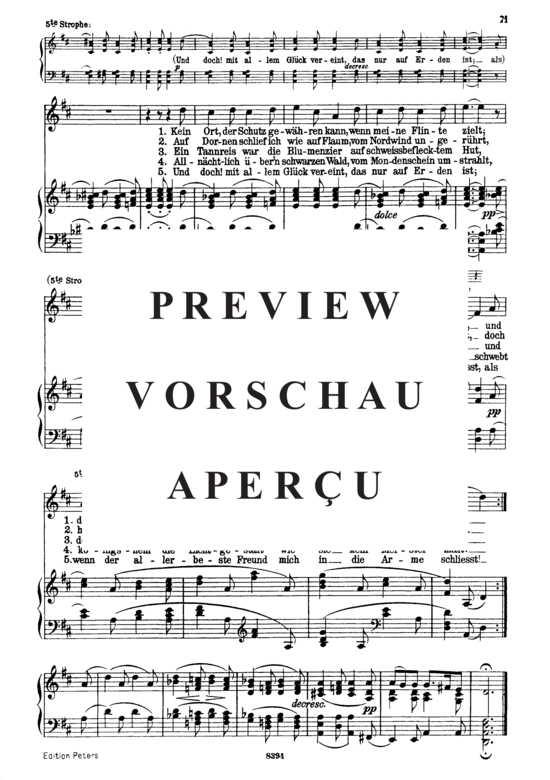 gallery: Jägers Liebeslied D.909 , , (Gesang hoch + Klavier)