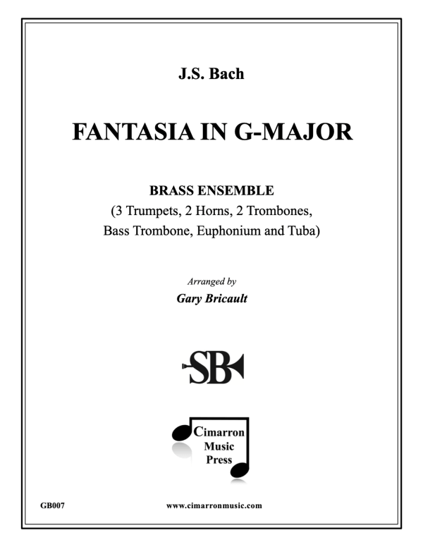 Produktbild zu: Fantasie in G-Dur, BWV 572Johann Sebastian Bach