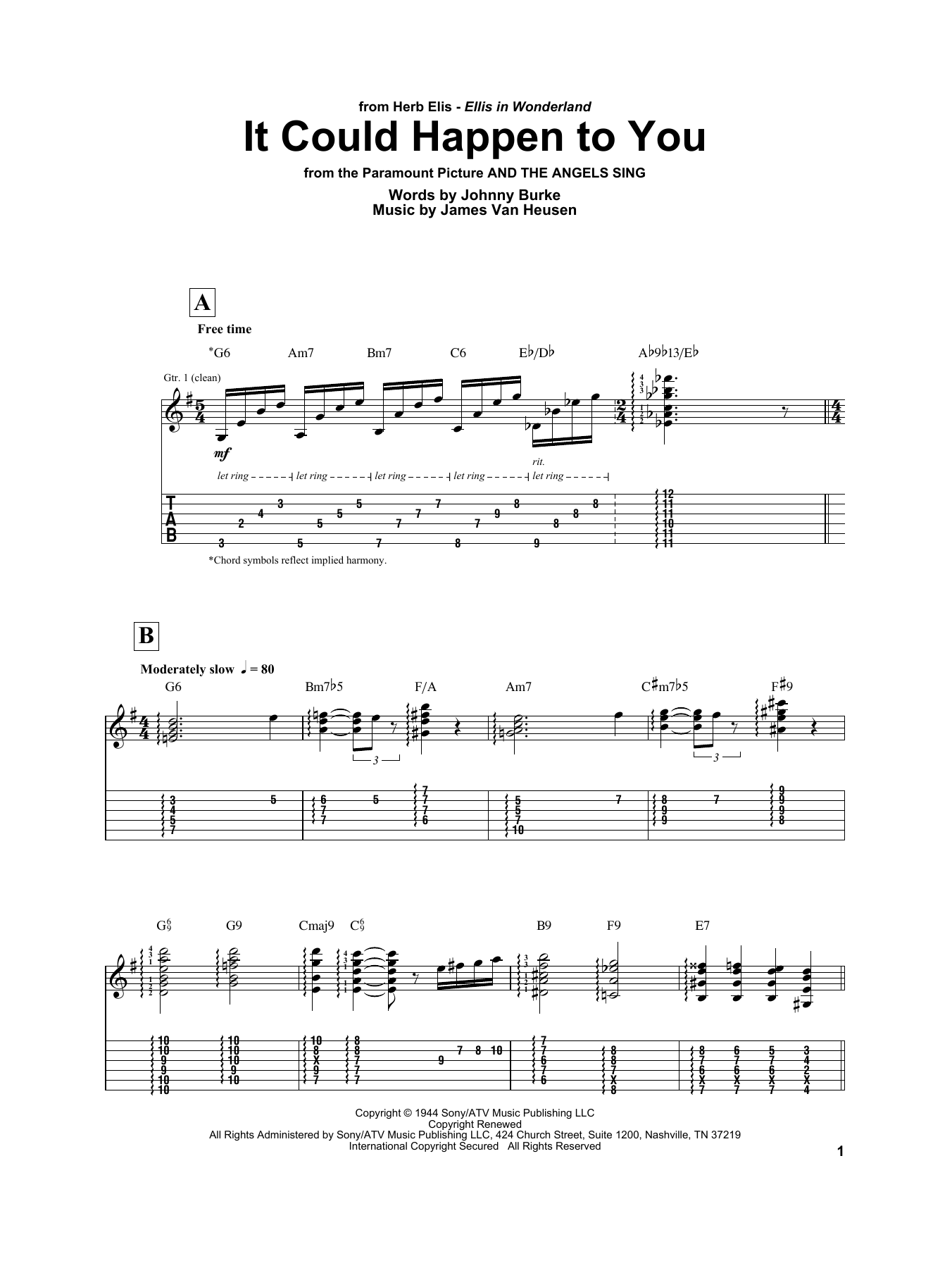 Product gallery: Page 1 of 1 It Could Happen To You, Herb Ellis