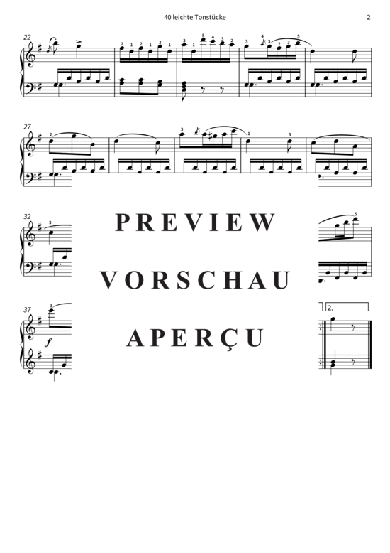 Product gallery: Page 5 of 10 40 leichte Tonstücke - op. 803, Werke 21 - 24 , , Piano Solo