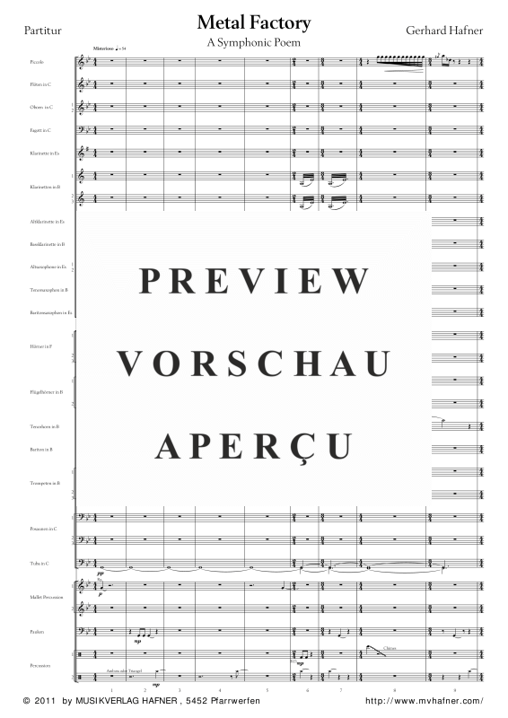 Product gallery: Page 6 of 11 Metal Factory, , (large wind orchestra)