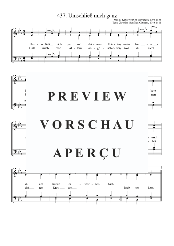 Produktbild zu: Umschließ mich ganzKarl Friedrich Ellwanger