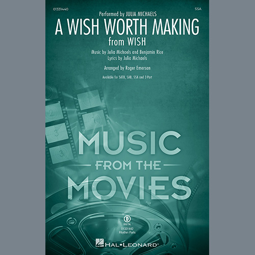 Produktbild zu: A Wish Worth Making (from Wish) (arr. Roger Emerson)