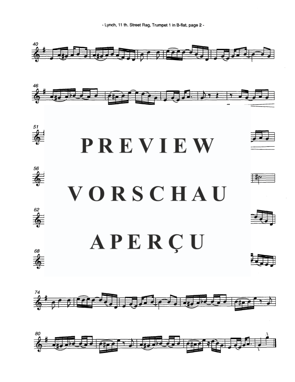 Product gallery: Page 9 of 11 11th Street Rag, , Brass Quintet