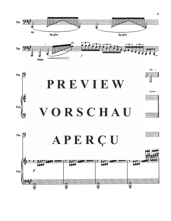 Produktgalerie: Seite 11 von 11 Suite No. 5, , Tuba und Klavier