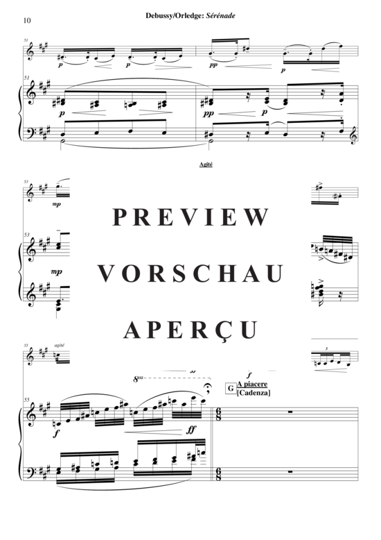Product gallery: Page 11 of 21 Sérénade for violin and piano , , (violin + piano)