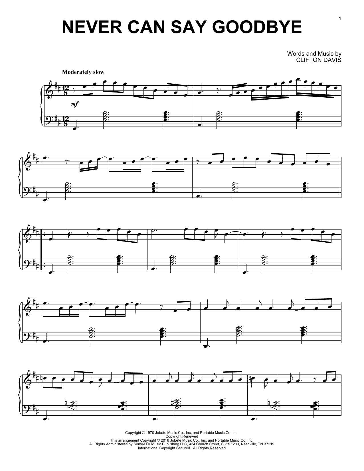 Product gallery: Page 1 of 1 Never Can Say Goodbye [Jazz version], The Jackson 5