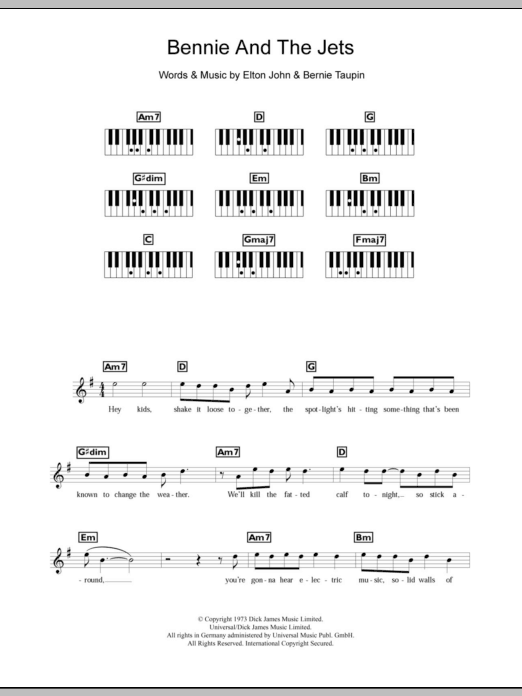 Produktbild zu: Bennie And The Jets