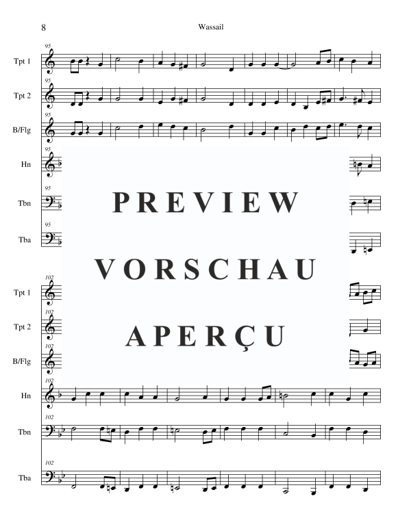 Produktgalerie: Seite 10 von 11 Wassail, , BlechblÀser Sextett
