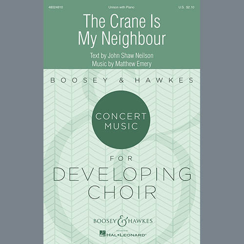 cover: The Crane Is My Neighbour, John Shaw Neilson and Matthew Emery, Chor