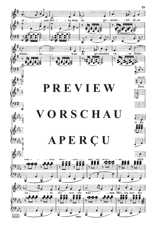 Product gallery: Page 6 of 12 Der zürnenden Diana D.707, , Low Voice and Piano