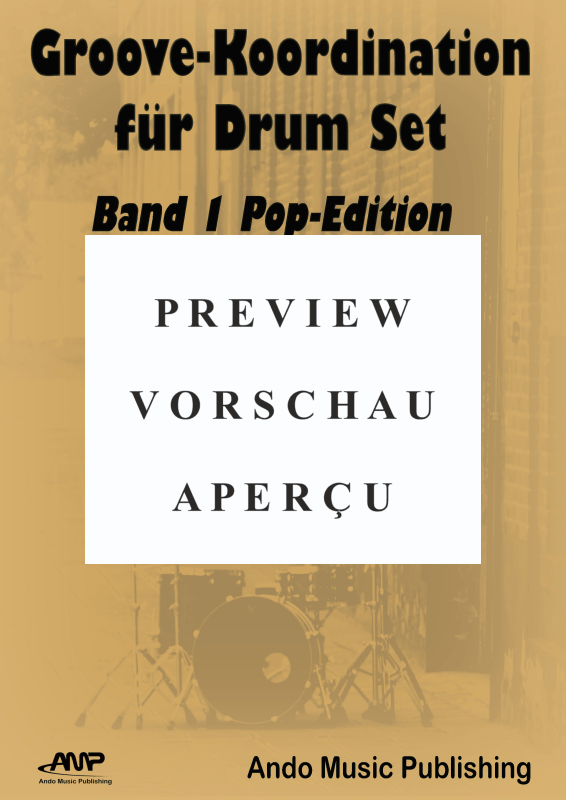 Produktgalerie: Seite 2 von 11 Groove-Koordination für Drumset Band 1, , Drum Set - Pop-Edition