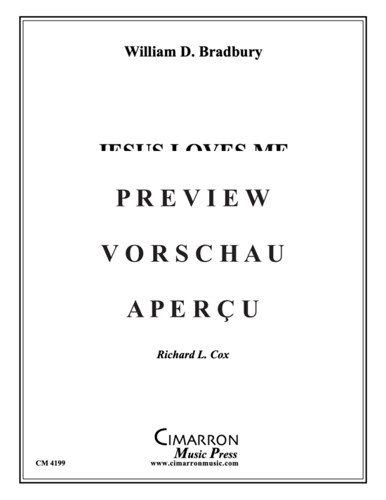 Produktgalerie: Seite 2 von 9 Jesus Loves Me , , (Blechbläser Quintett)