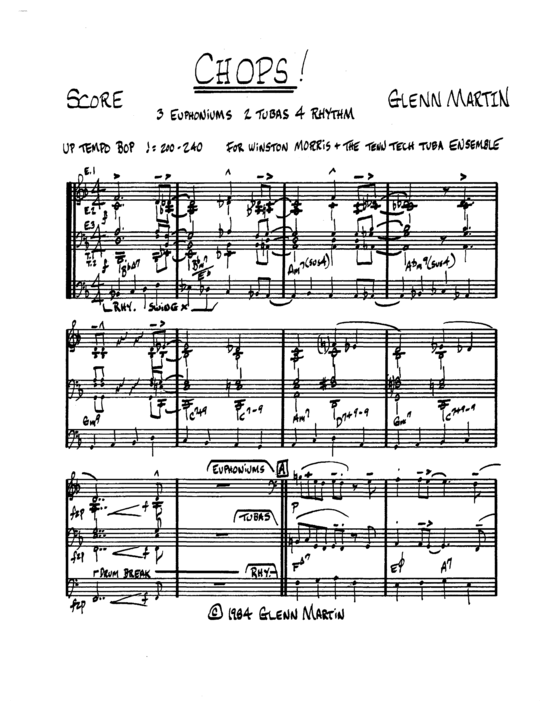 Produktbild zu: Chops Glenn Martin