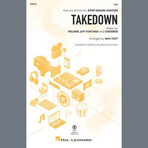 Produktbild zu: Takedown (from KPop Demon Hunters) (arr. Mac Huff)
