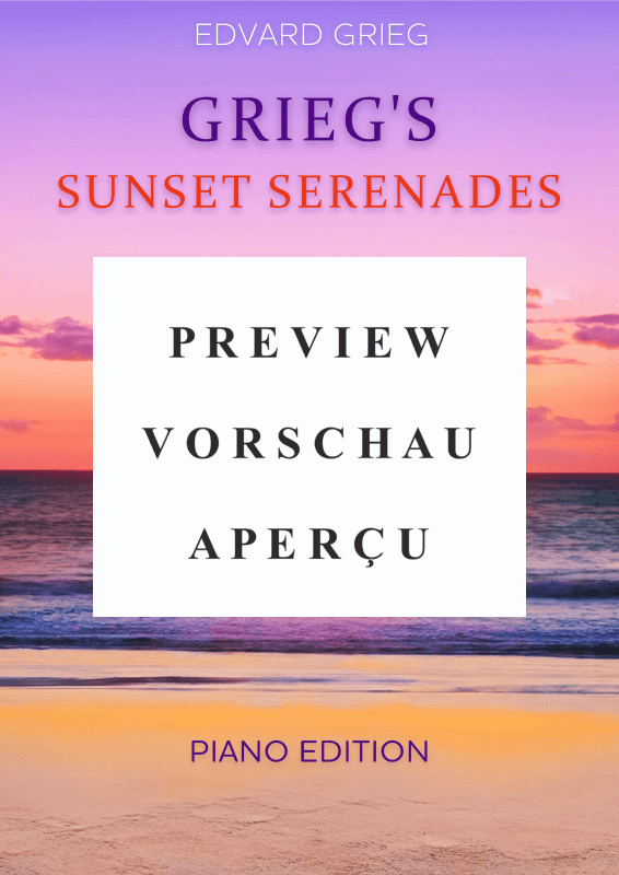 Product gallery: Page 2 of 11 Grieg´s Sunset Serenades, , Piano Solo