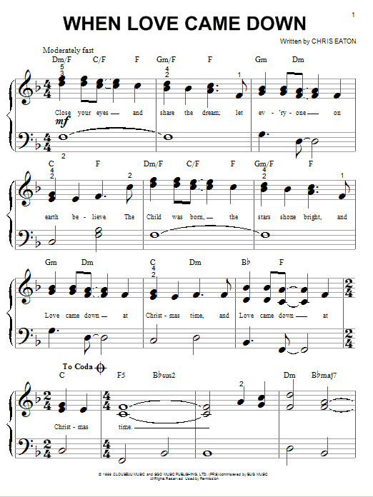 Produktbild zu: When Love Came Down
