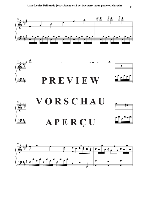 Product gallery: Page 12 of 13 Sonata no. 8 in a minor , Horvath, Nicolas, (Klavier/Cembalo Solo)