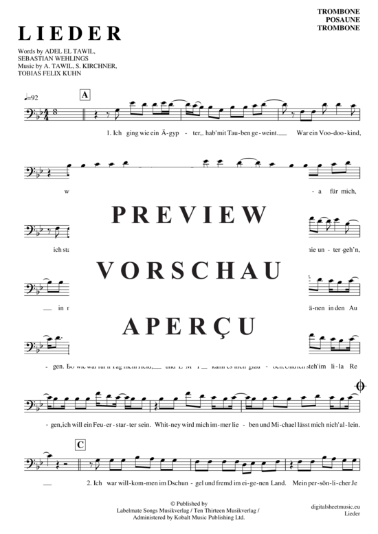 gallery: Lieder , Tawil, Adel, (Posaune / Bariton)
