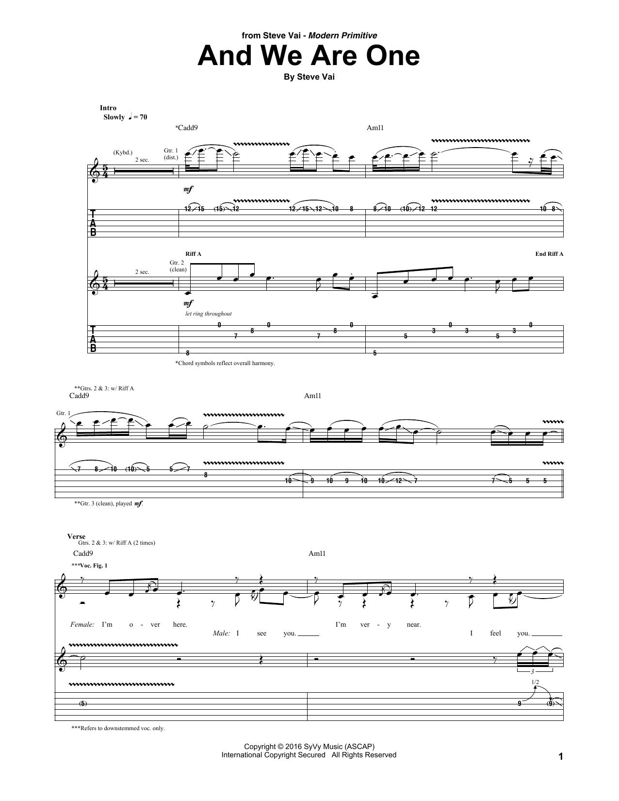 Product gallery: Page 1 of 1 And We Are One, Steve Vai