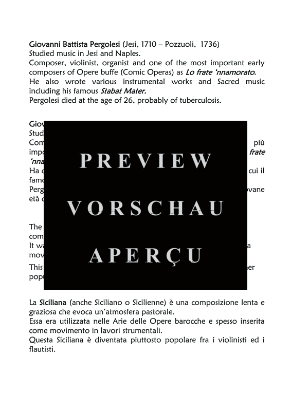 Produktgalerie: Seite 5 von 11 Siciliana, , Gitarren-Ensemble oder Melodieinstrument und Quartett Gitarre