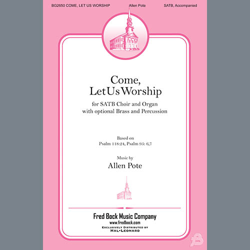 cover: Come, Let Us Worship, Allen Pote, Chor