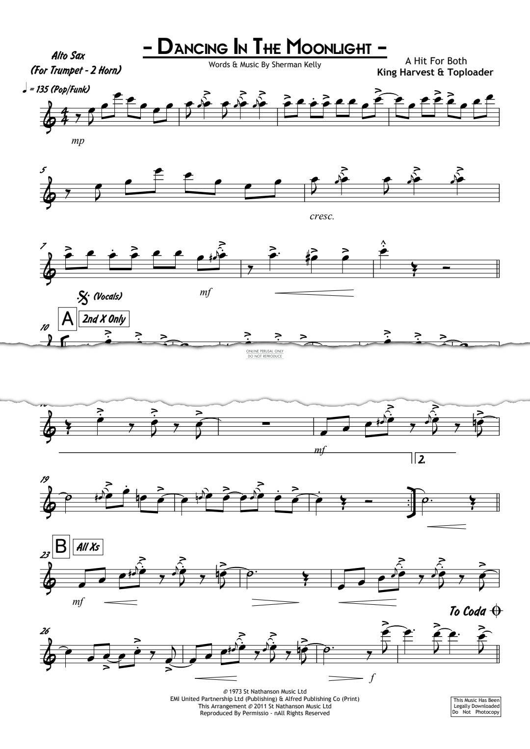 Product gallery: Page 1 of 1 Dancing In The Moonlight, Toploader