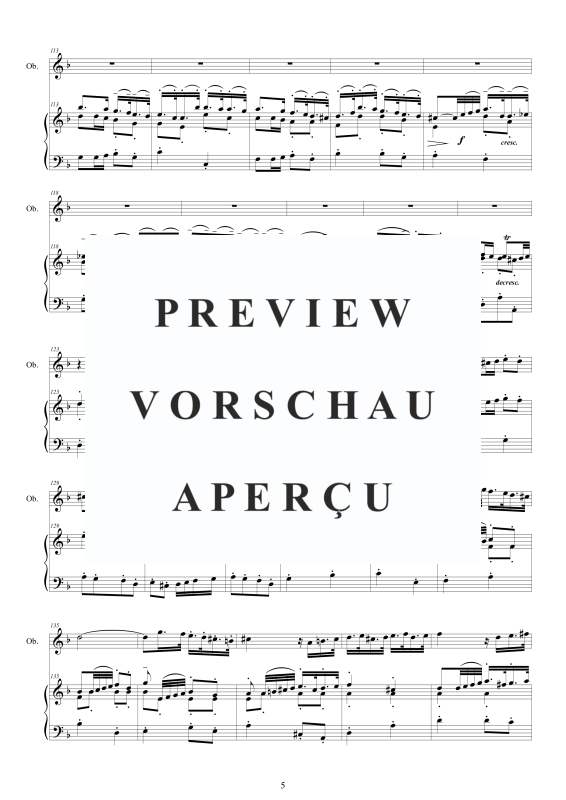 Produktgalerie: Seite 6 von 11 Oboe Concerto No.2 in D-Moll Op.9, , Oboe Solo und Klavier/Cembalo