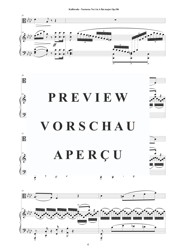 Produktgalerie: Seite 5 von 11 Nocturne Nr.1 Op.186, , Viola und Klavier