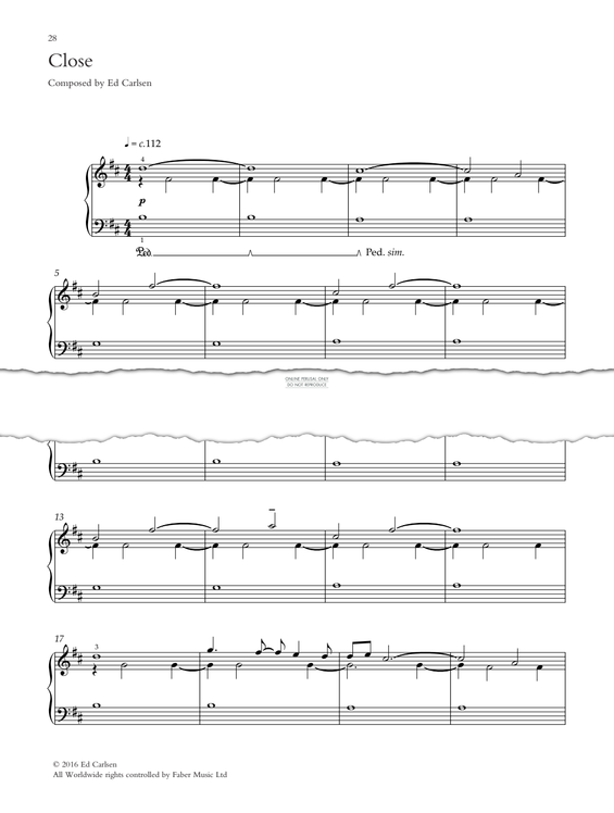 Produktgalerie: Seite 1 von 1 Close, Ed Carlsen, Klavier