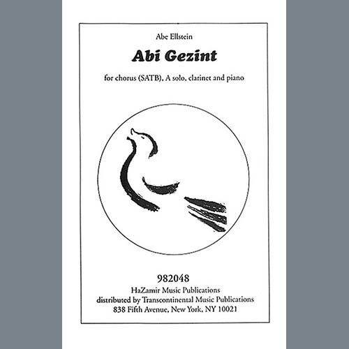 cover: Abi Gezint (arr. Joshua Jacobson), Abe Ellstein, Chor