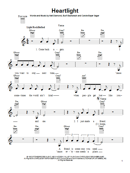 Product gallery: Page 1 of 1 Heartlight, Neil Diamond