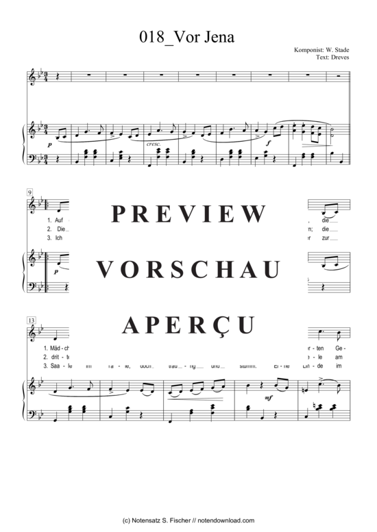 Produktgalerie: Seite 2 von 3 Vor Jena , , Klavier und Gesang