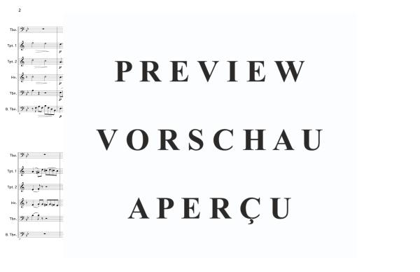 Produktgalerie: Seite 6 von 11 Concerto, , (Tuba Solo und Blechbläser Quintett)