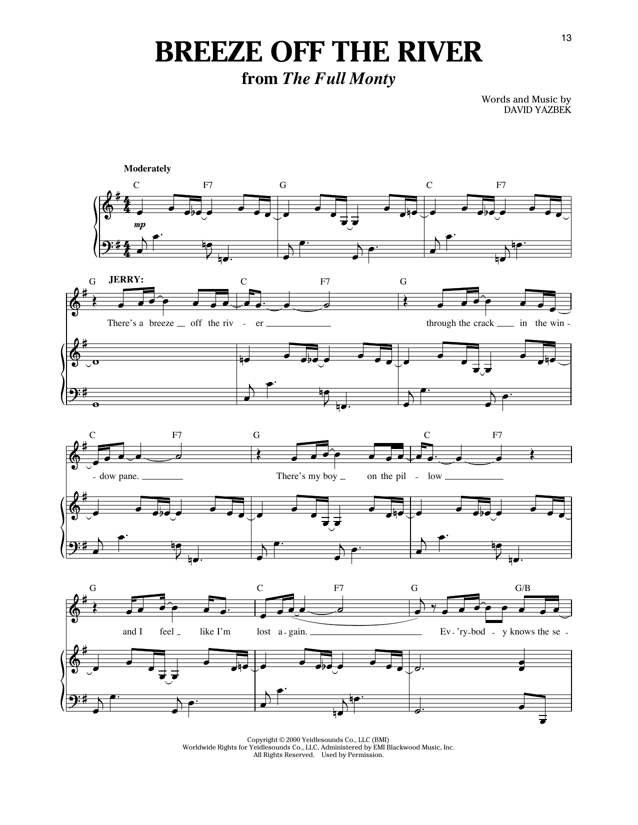 Produktbild zu: Breeze Off The River (from The Full Monty)