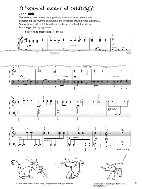 Produktgalerie: Seite 1 von 1 A Tom-Cat Comes At Midnight, John York, Klavier