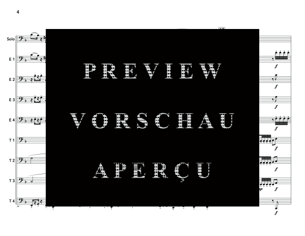 Produktgalerie: Seite 8 von 11 Overture to the Barber of Seville, , (Blechbläser Ensemble Euphonium/Tuba + EEEETTTT)
