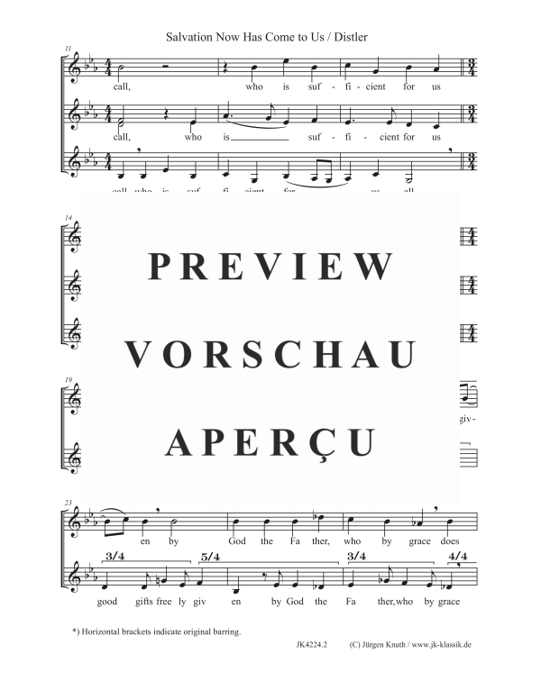 gallery: Salvation Now Has Come to Us (The Year Cycle, Op.5, No.33), , Frauenchor SSA