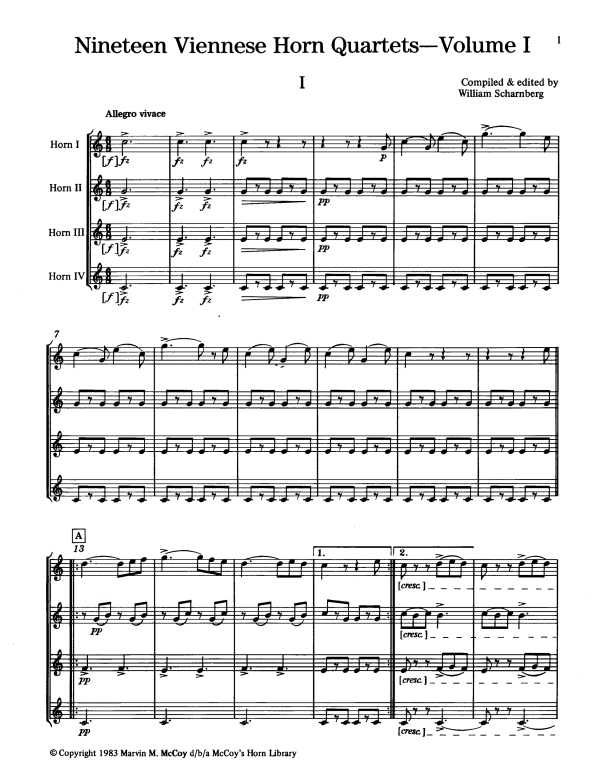 Produktbild zu: 19 Viennese Horn Quartets, Vol. IVarious