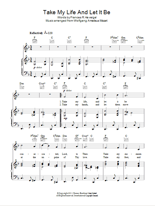 Produktbild zu: Take My Life And Let It Be