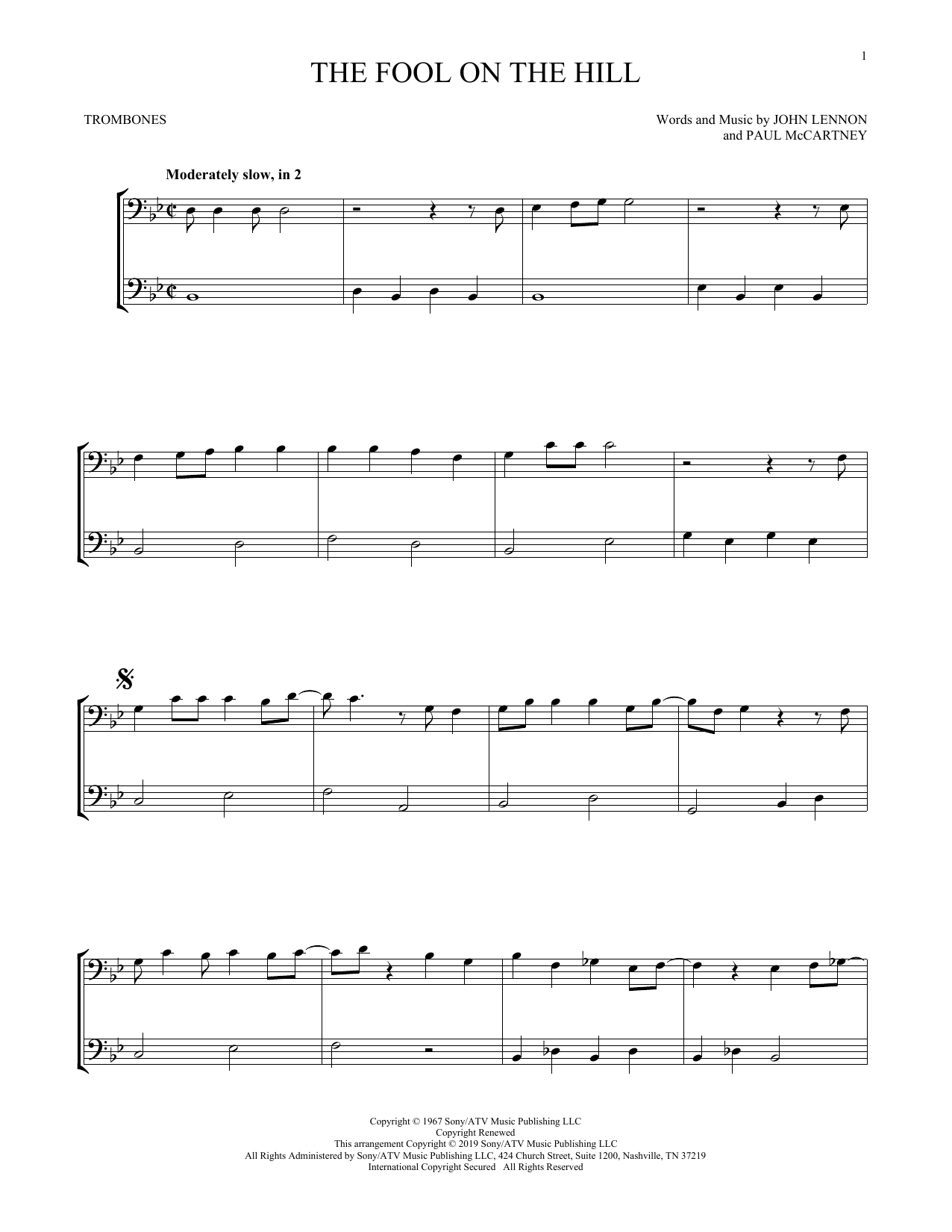 Product gallery: Page 1 of 1 The Fool On The Hill, The Beatles