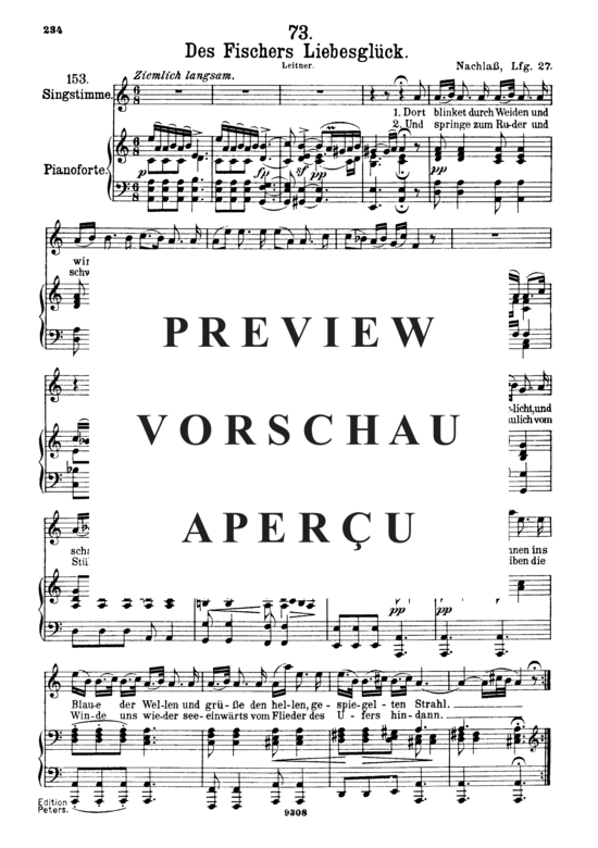 Product gallery: Page 2 of 3 Des Fischers Liebesglück D.933, , High Voice and Piano