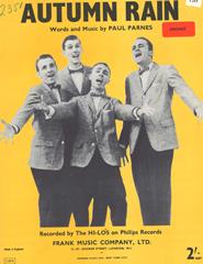 cover: Autumn Rain, The Hi-Lo's, Gesang, Gitarre, Klavier