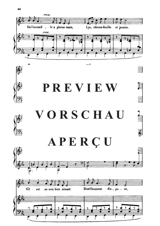Product gallery: Page 3 of 5 Rêve d'amour Op. 5 No.2, , Medium Voice and Piano
